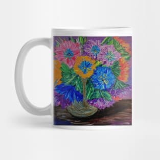 Burst of colorful flowers Mug